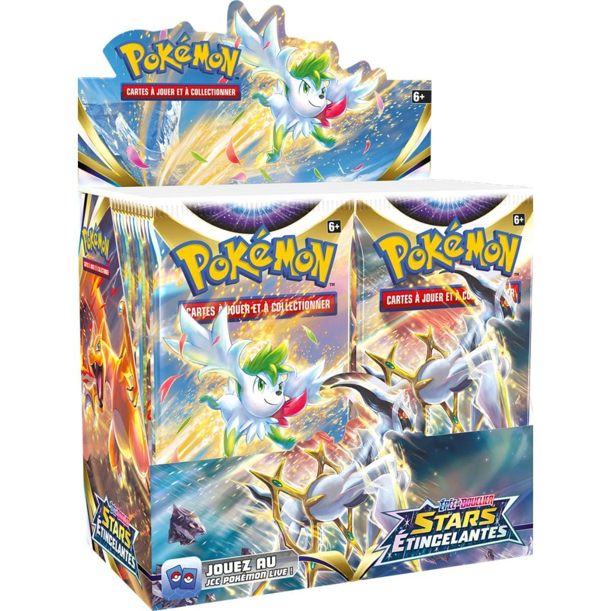 ⭐ Display 36 Boosters JCC Pokémon : Épée et Bouclier – Stars Étincelantes (EB09) ⭐ Card Master Tcg