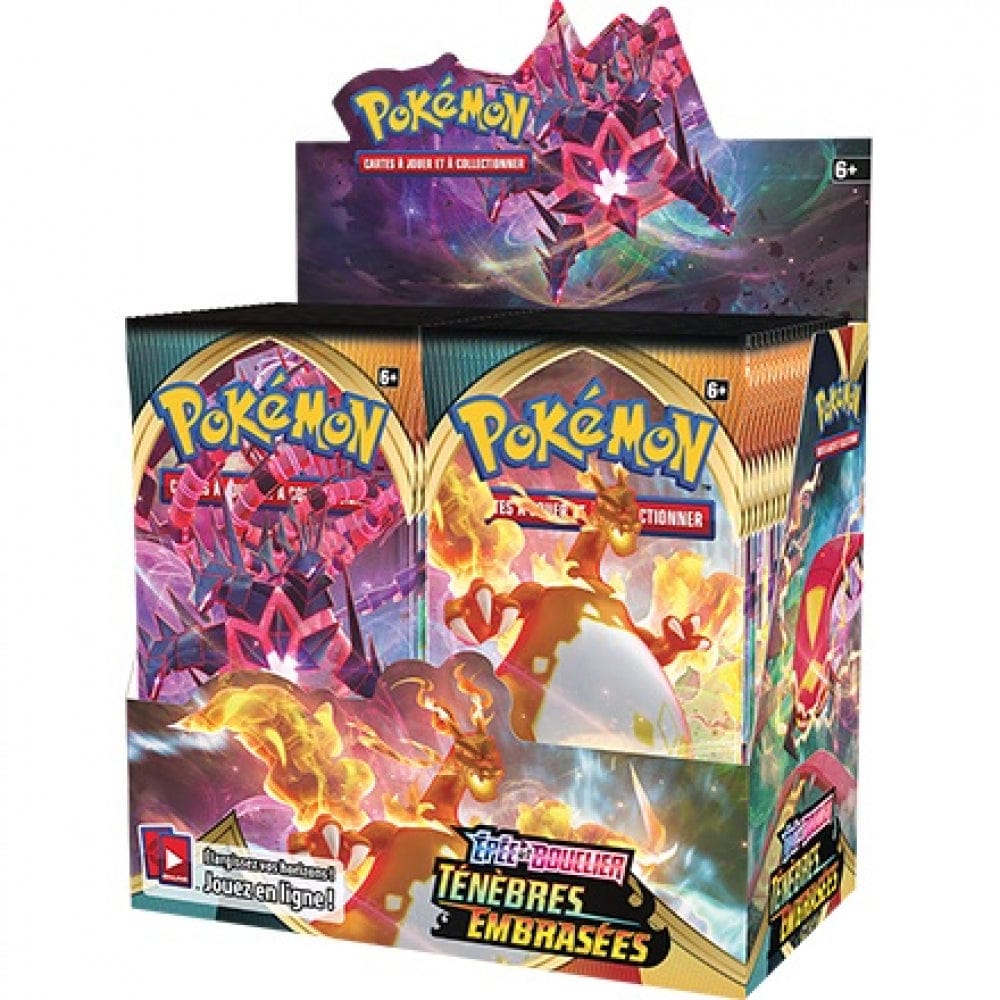 💥 Display 36 Boosters JCC Pokémon : Épée et Bouclier – Ténèbres Embrasées (EB03) 💥 Card Master Tcg