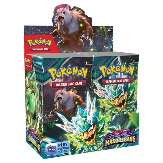 SEALED Pokémon TCG: Scarlet & Violet—Twilight Masquerade Booster Box (36 Packs)