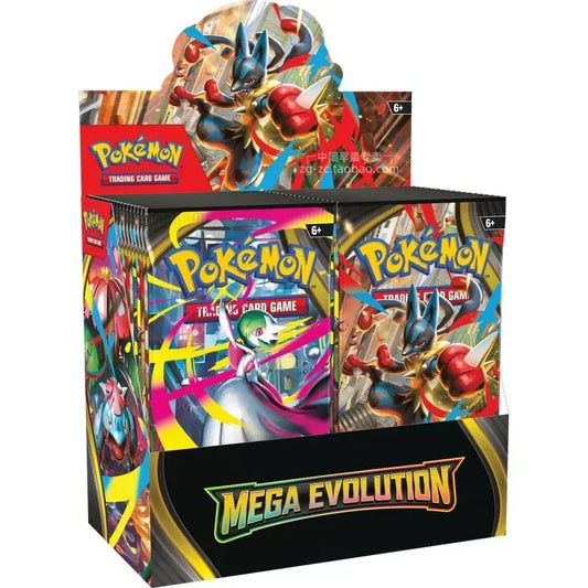👑 Display 36 Booster JCC Pokémon – Mega Evolution (EN) 💥 Card Master Tcg