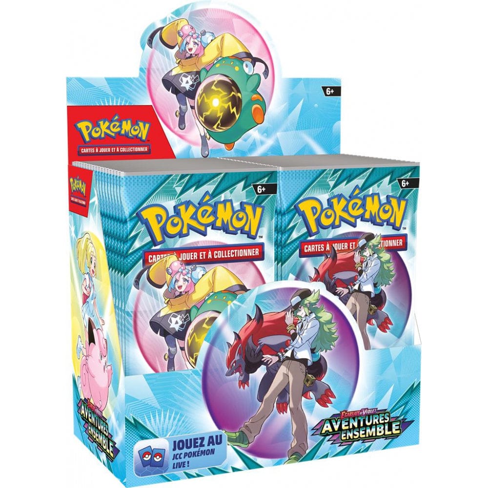 🫂 Display 36 Boosters JCC Pokémon : Écarlate et Violet – Aventures Ensemble (EV09) 🤝 Card Master Tcg