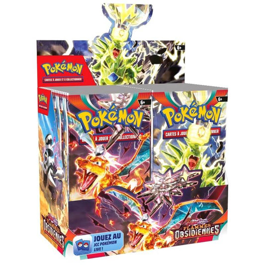 🔥 Display 36 Boosters JCC Pokémon : Écarlate et Violet – Flammes Obsidiennes (EV03) 🔥 Card Master Tcg