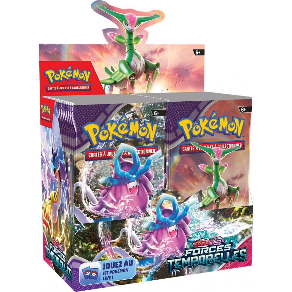 🌀 Display 36 Boosters JCC Pokémon : Écarlate et Violet – Forces Temporelles (EV05) 🌀 Card Master Tcg