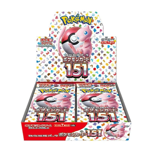 Display de Boosters Pokémon TCG OCG Japonais – Pokémon 151 (SV2a) – Édition Mew & Masterball Card Master Tcg