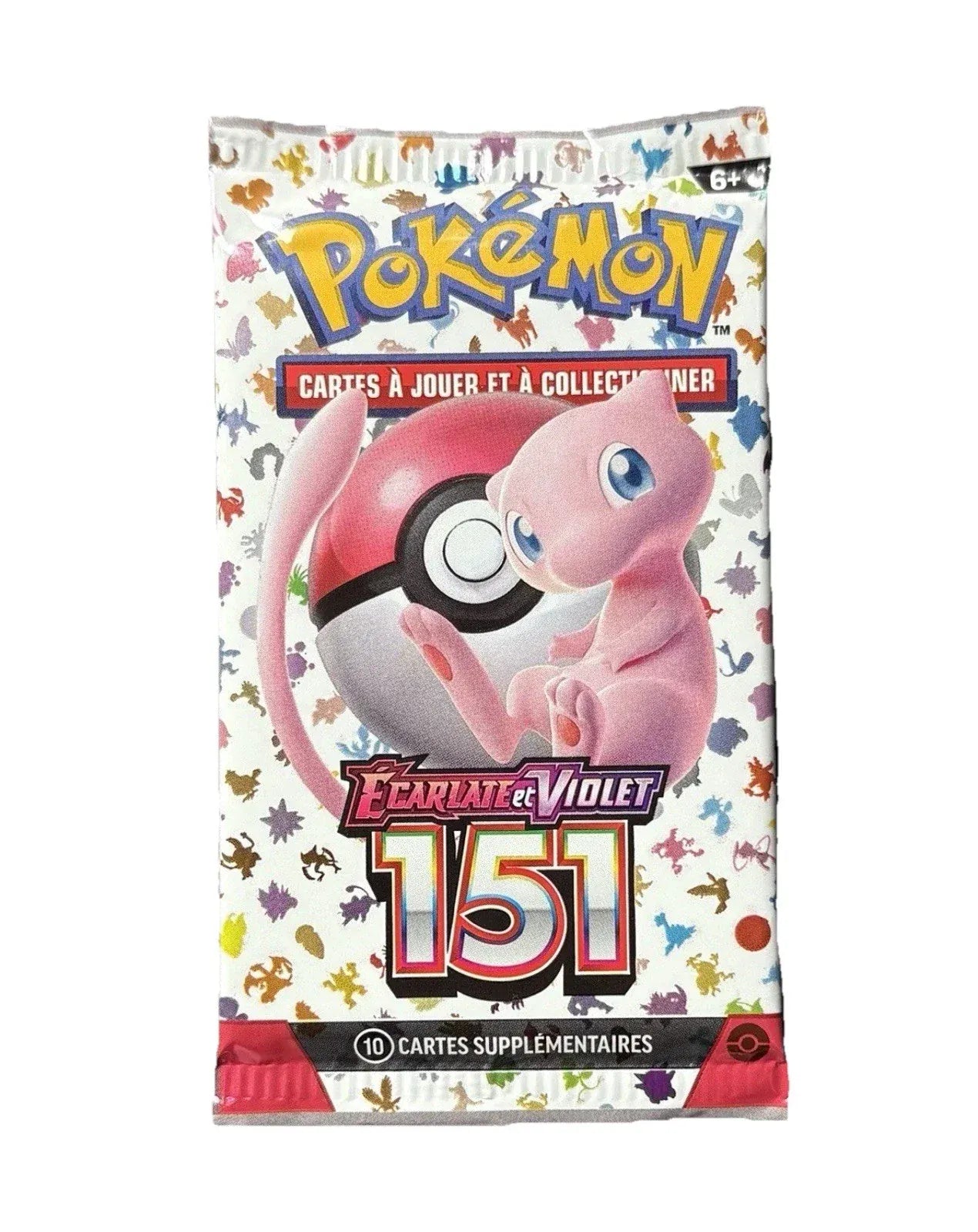 Lot de 10 Boosters Pokémon – Écarlate et Violet : 151 (FR) Card Master Tcg