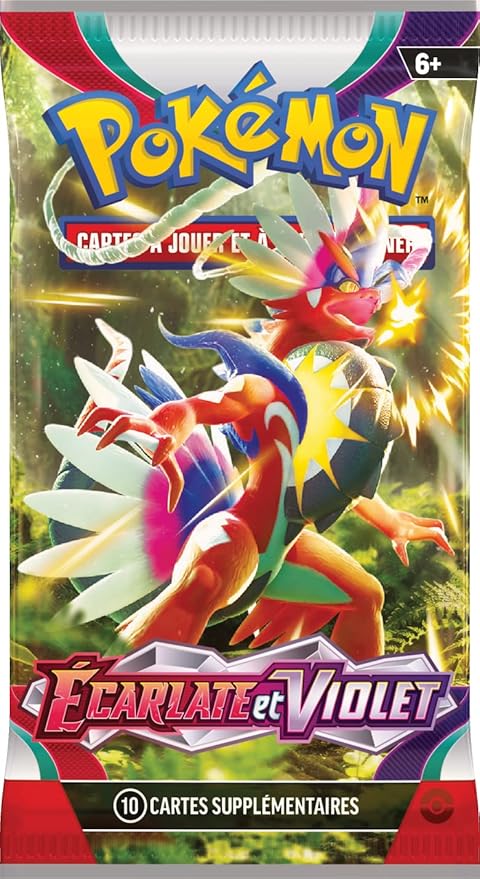 Lot de 10 Boosters Pokémon – Écarlate et Violet (FR) Card Master Tcg