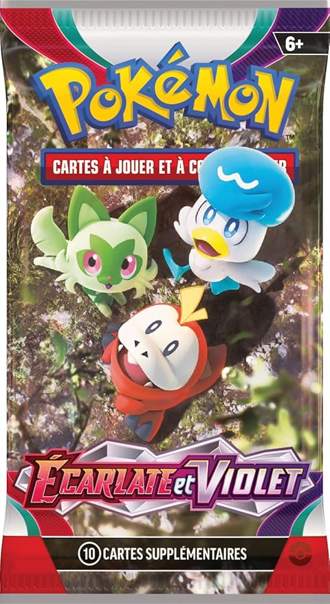 Lot de 10 Boosters Pokémon – Écarlate et Violet (FR) Card Master Tcg