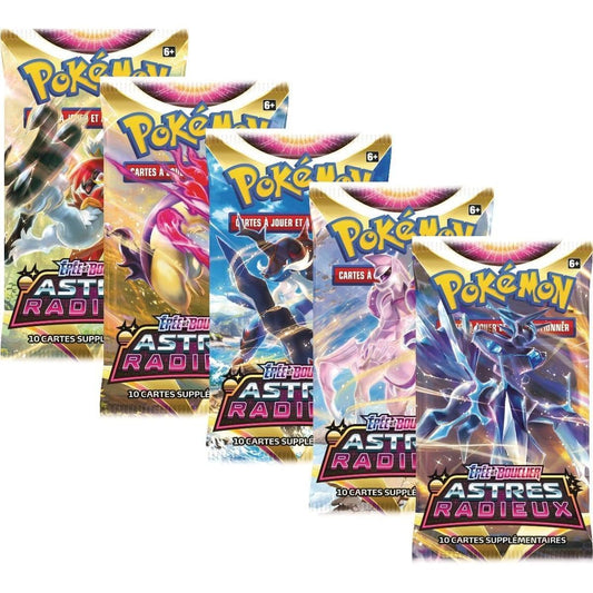 Lot de 10 Boosters Pokémon – Épée et Bouclier : Astres Radieux (FR) Card Master Tcg