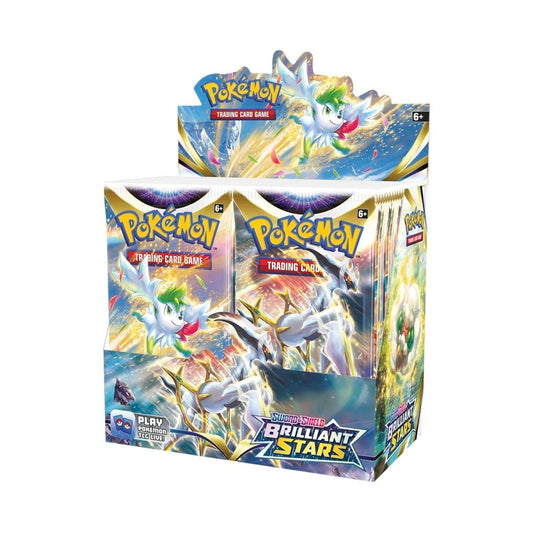 SEALED Pokémon TCG: Brilliant Stars Booster Box Card Master Tcg