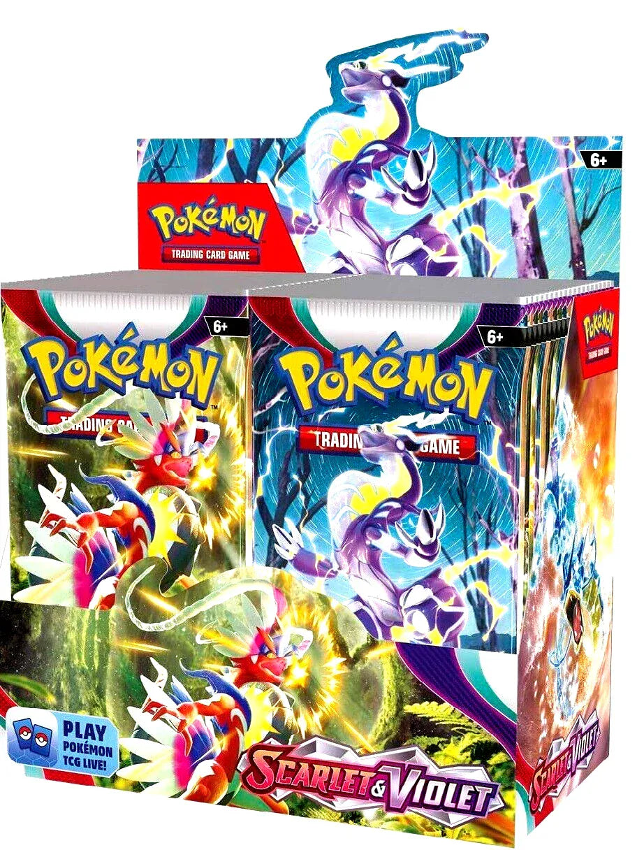 SEALED Pokémon TCG: Scarlet & Violet Booster Box (36 Packs) Card Master Tcg