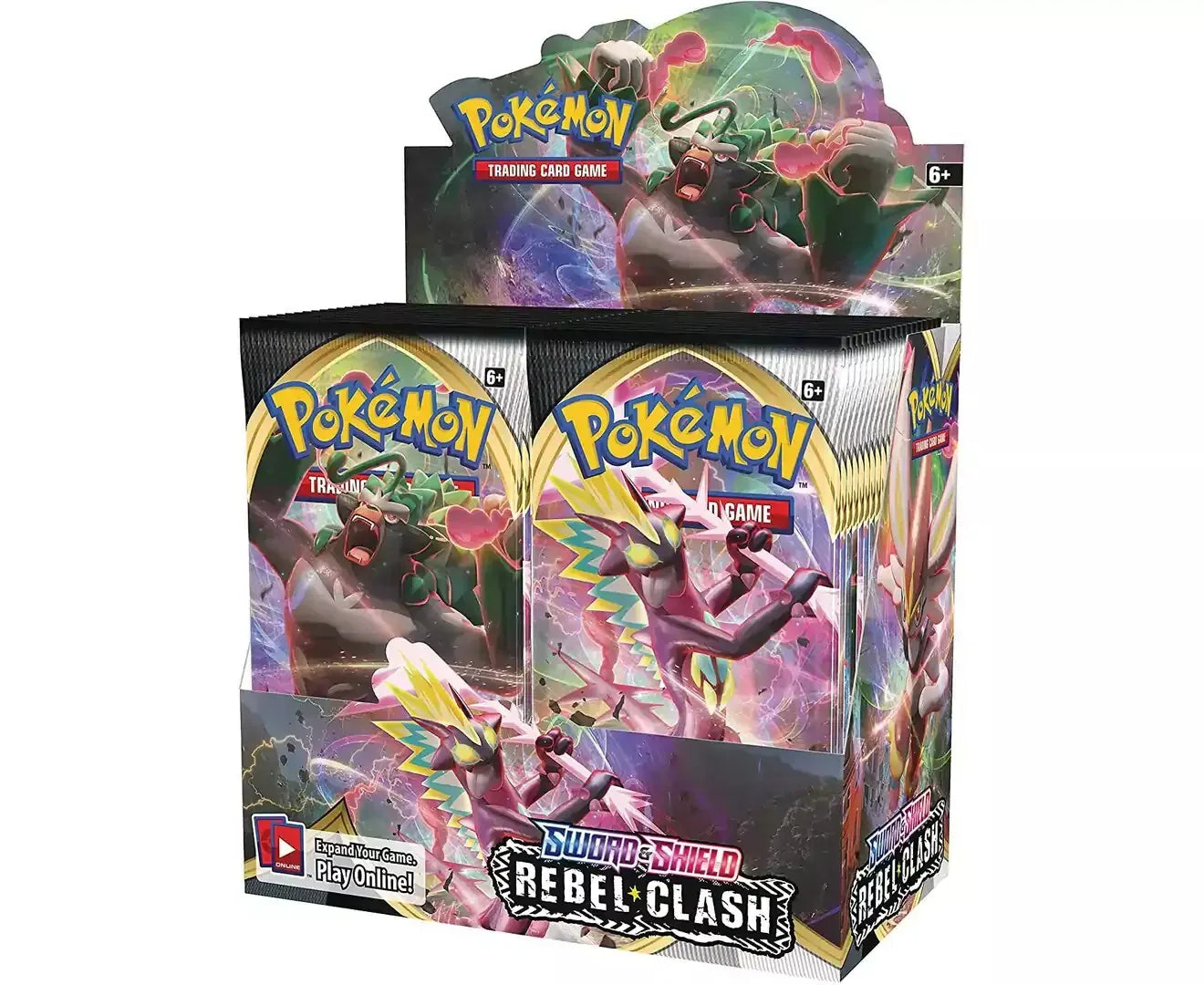 SEALED Pokémon TCG: Sword & Shield—Rebel Clash Booster Box (36 Packs) Card Master Tcg